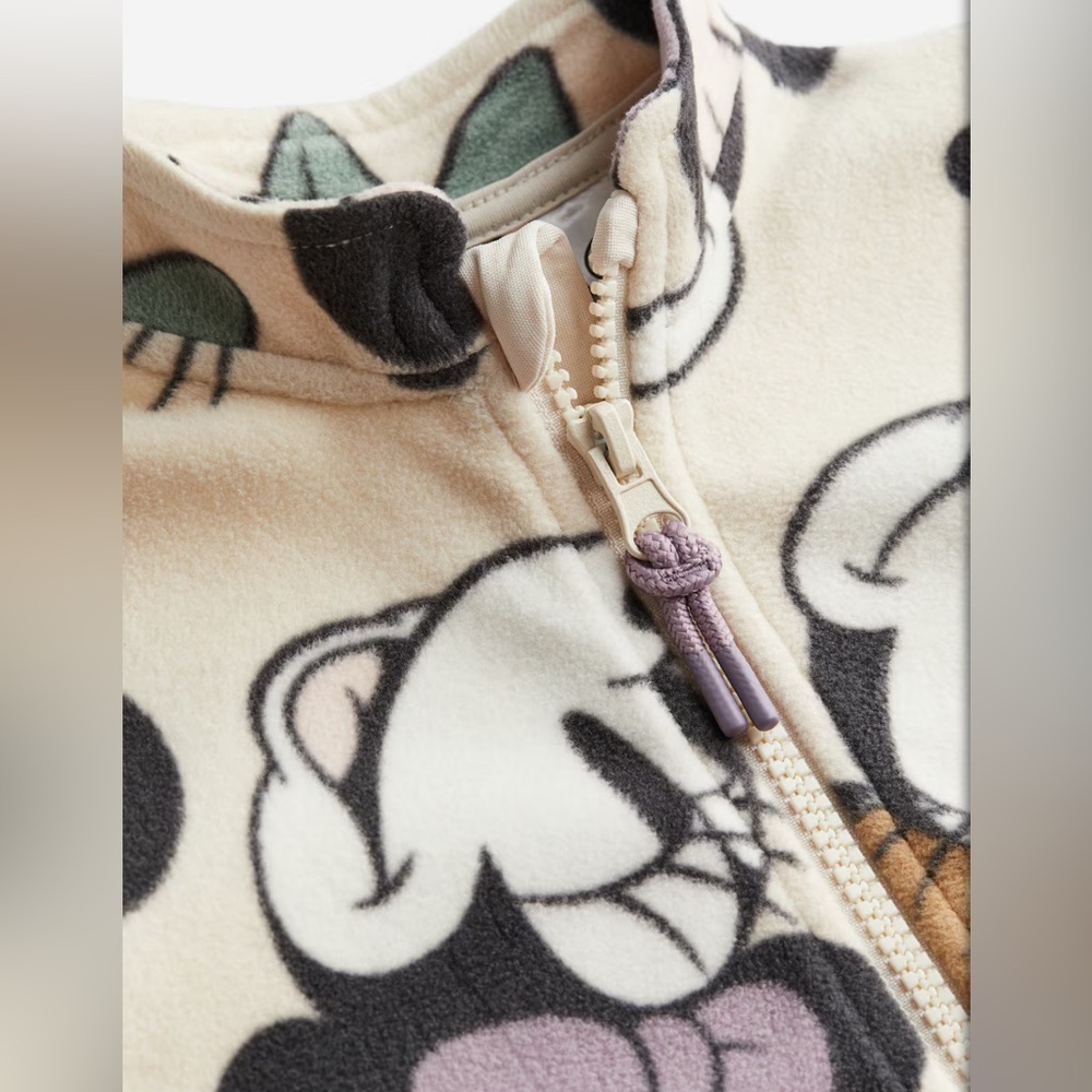 H&M Minnie Fleece Zip-Up Jacket - Picture 2 of 5